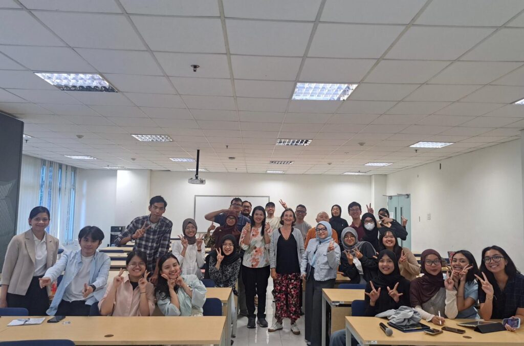 After lecturing a course on Sustainability at ITB Indonesia.